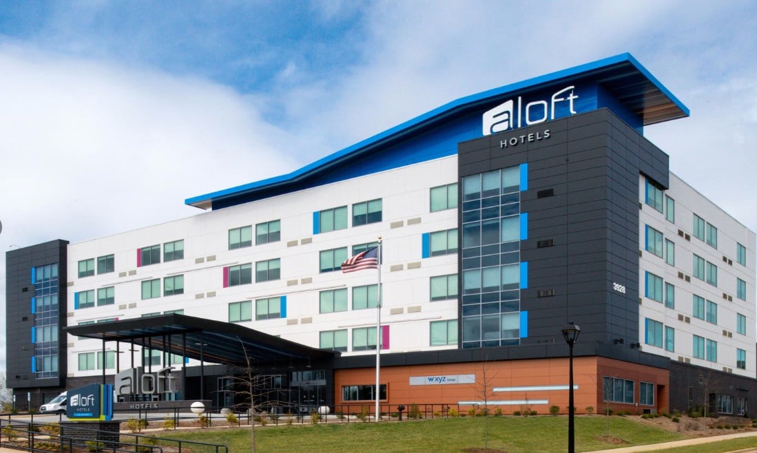 Parking at Aloft Charlotte Airport