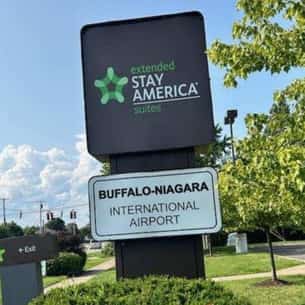 Parking atExtended Stay America Buffalo Airport near Buffalo Airport Parking