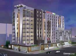 Parking atHampton Home 2 Suites Channel District near Port of Tampa