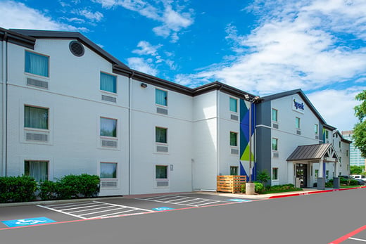 Parking atSpark by Hilton Dallas Love Field Gated Parking near Dallas Love Field Airport Parking