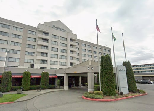 Parking at Radisson Hotel Seattle Airport near Seattle Airport Parking 
