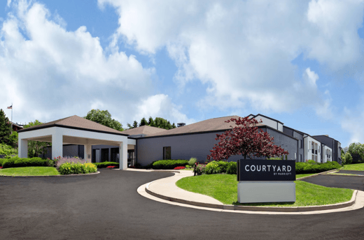 Parking at Courtyard by Marriott PIT near Pittsburgh Airport Parking