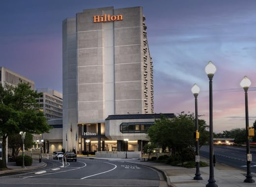 Parking at Hilton Arlington National Landing DCA near Reagan Airport Parking