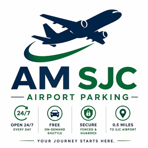 Parking at AM Airport Parking SJC Uncovered Self Gate A near San Jose Airport Parking