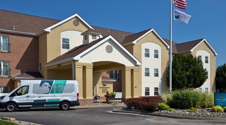 Parking at Homewood Suites by Hilton MCI