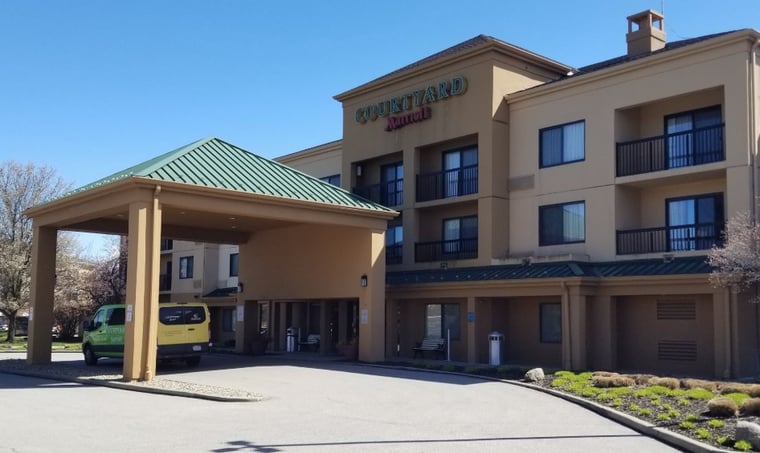 Parking at Courtyard by Marriott CLE
